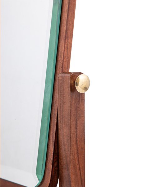 Timber Trust Acacia Wood Make Up Mirror