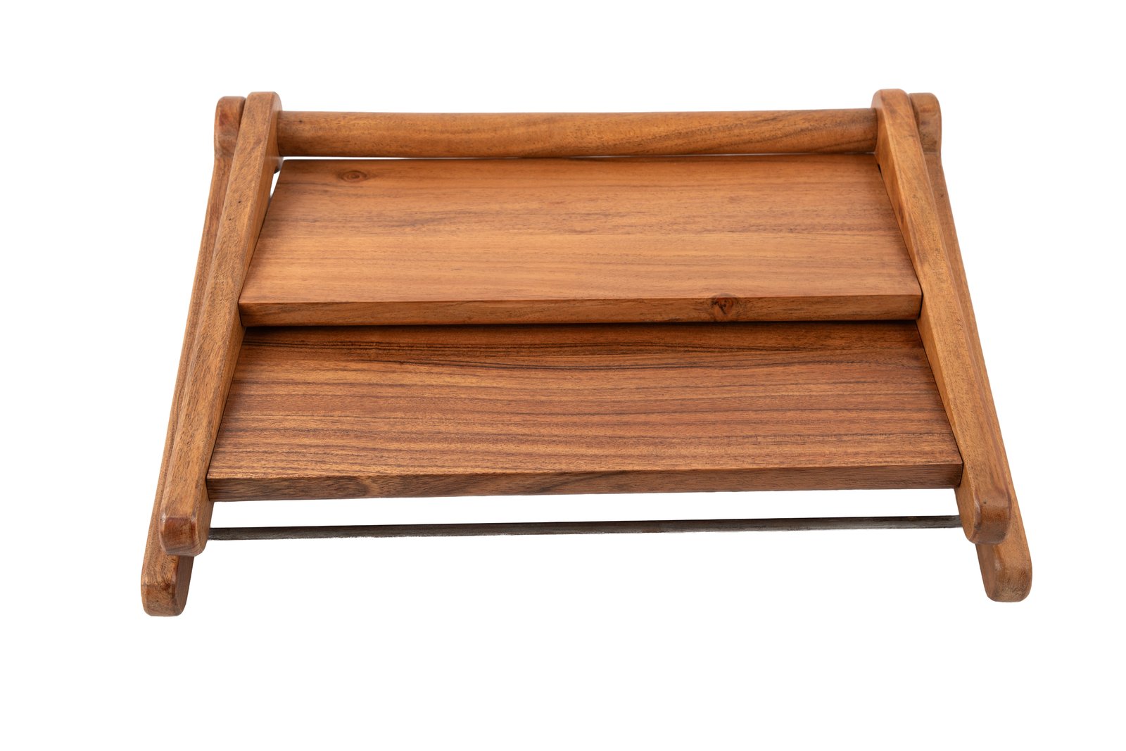 Timber Trust Acacia Wood Foldable Kitchen Rack